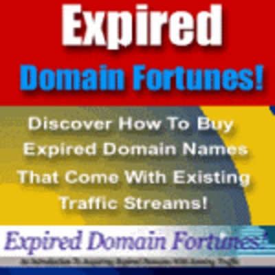 Product picture Expired Domain Fortunes - Make More Money For Your Website
